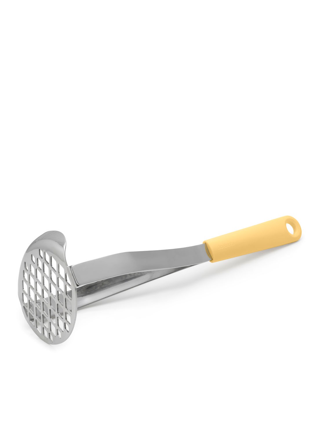 Brabantia Tasty+ pureestamper en lepel - achterkant vanillegeel