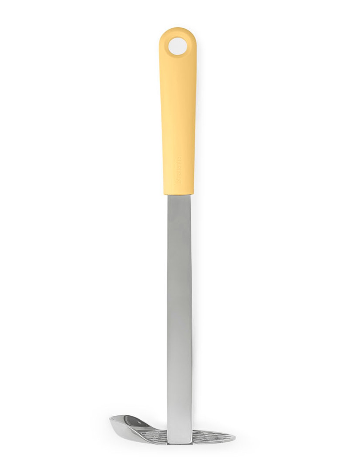 Brabantia Tasty+ pureestamper en lepel - voorkant 3 vanillegeel