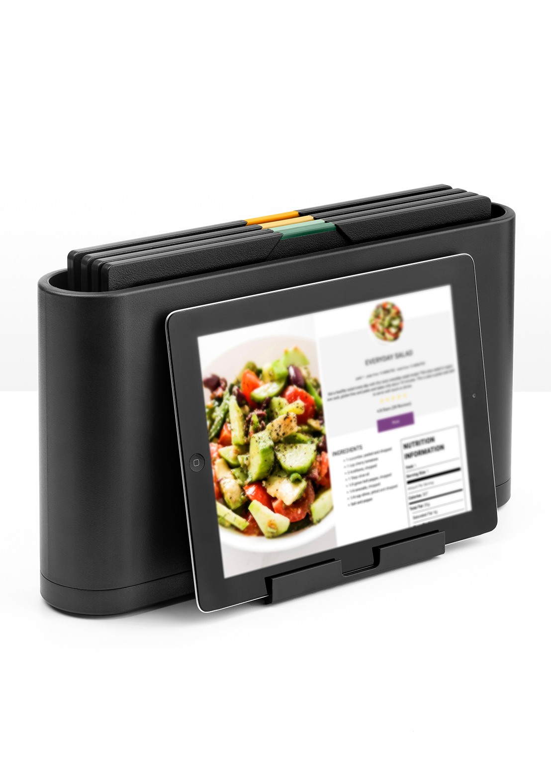 Brabantia  Tasty+ snijplank 22 x 36 cm met houder 4-delig - detail 3 grijs