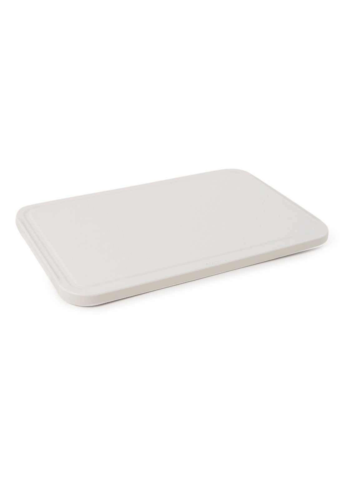 Brabantia TASTY+ snijplank en dienblad 43 x 27 cm - voorkant lichtgrijs