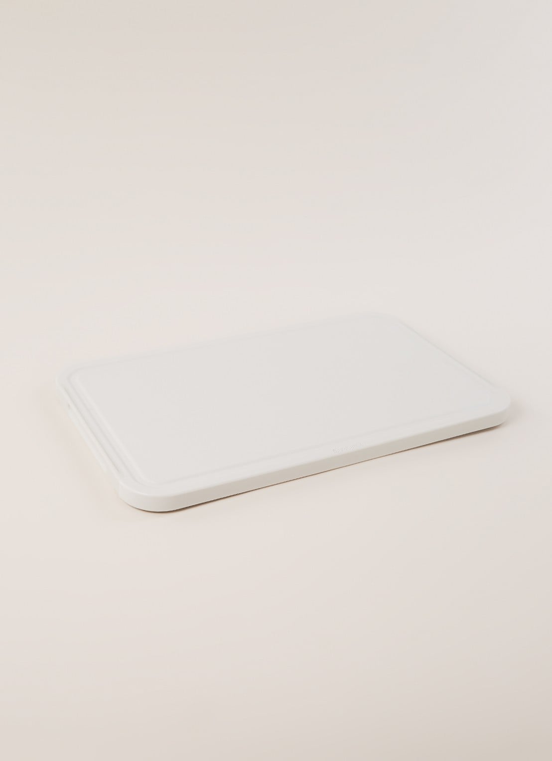 Brabantia TASTY+ snijplank en dienblad 43 x 27 cm - voorkant 2 lichtgrijs