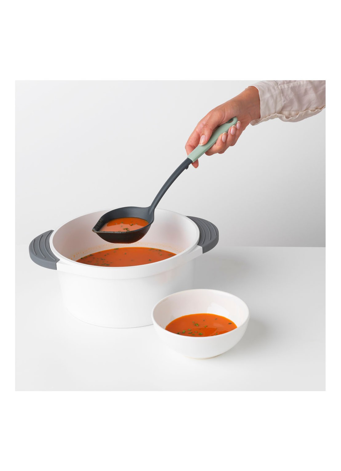Brabantia TASTY+ soeplepel 33 cm - voorkant 5 mint