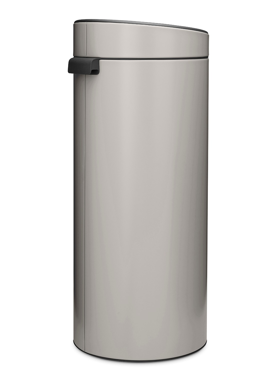 Brabantia Touch Bin prullenbak 30 liter - voorkant 2 middengrijs