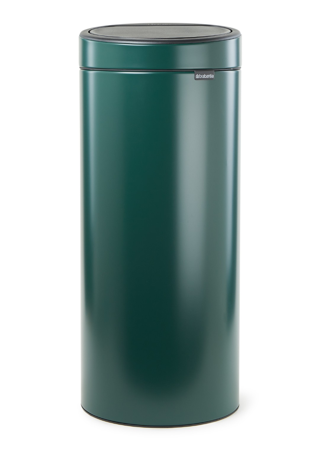 Brabantia Touch New prullenbak 30 liter - voorkant flessengroen