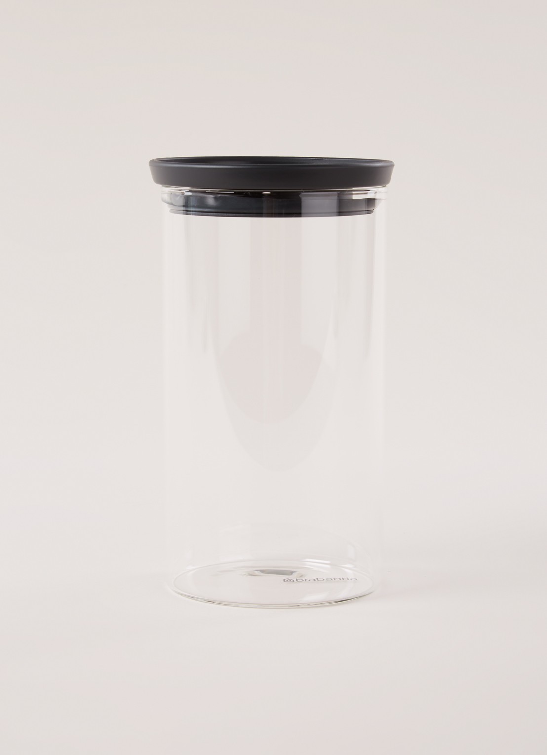 Brabantia Voorraadpot - voorkant 2 antraciet