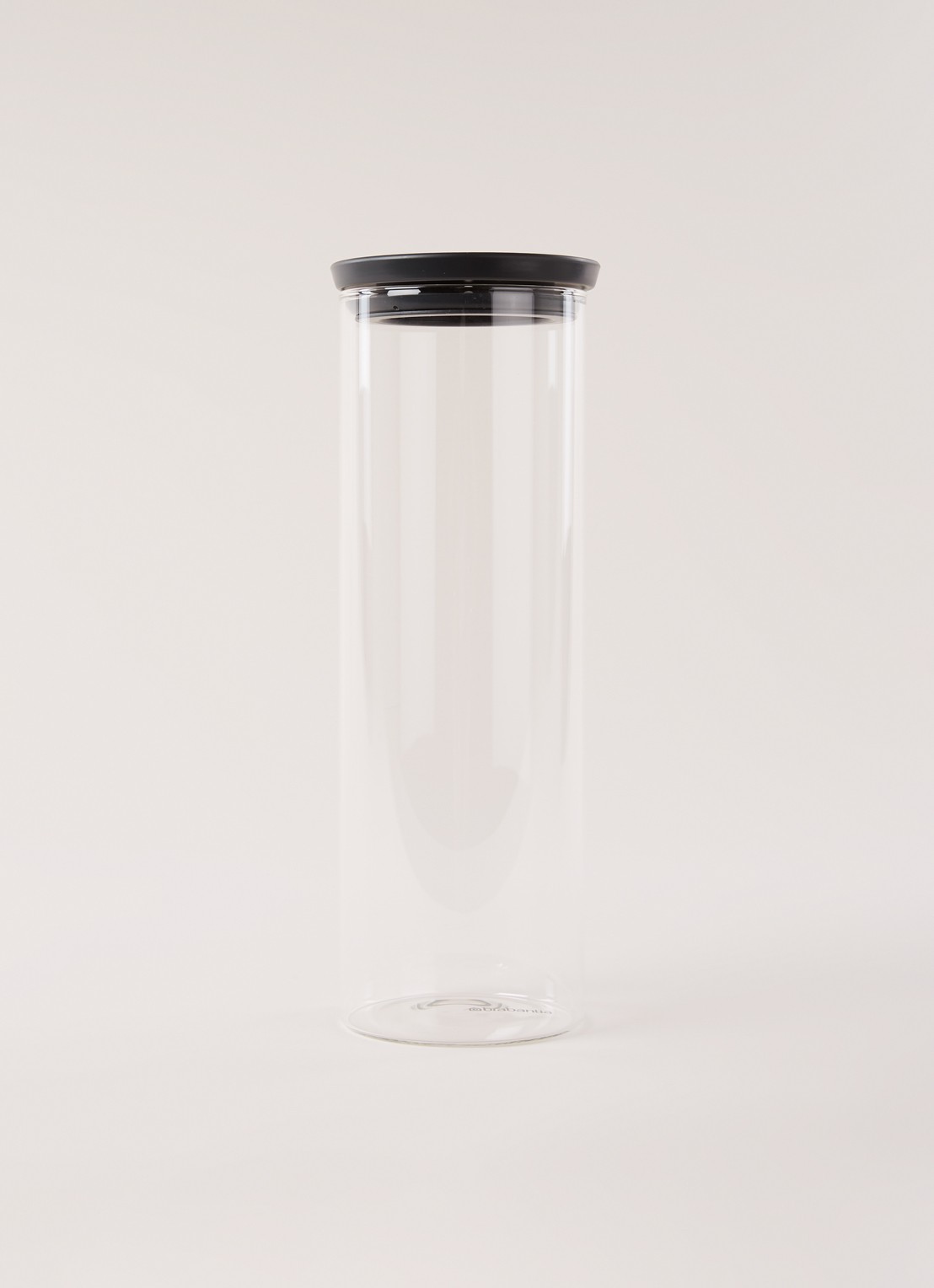 Brabantia Voorraadpot - voorkant 3 antraciet