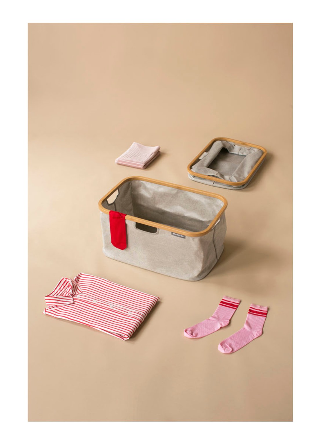 Brabantia Wasmand 26,5 cm - voorkant 7 grijs
