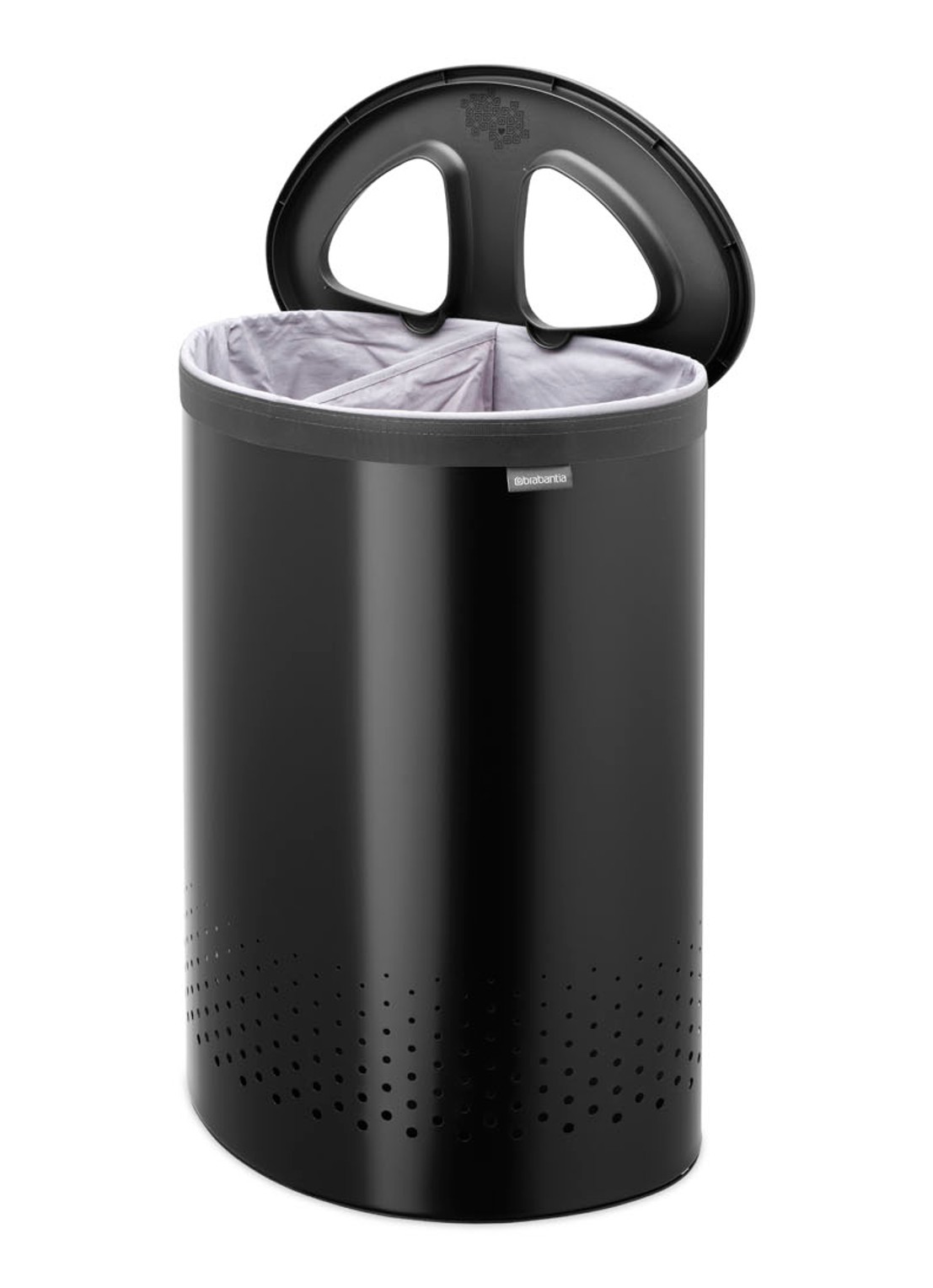 Brabantia Wasmand 63 cm - voorkant 8 zwart