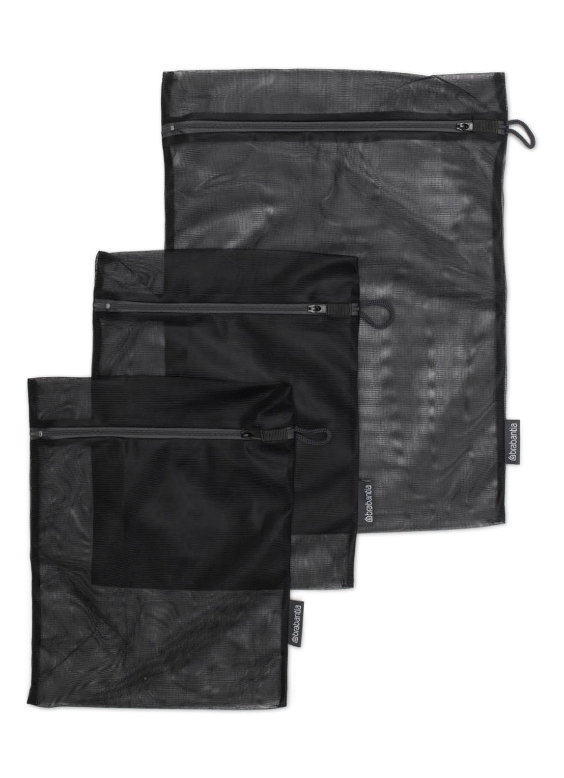 Brabantia Waszakje set van 3 - voorkant 6 zwart