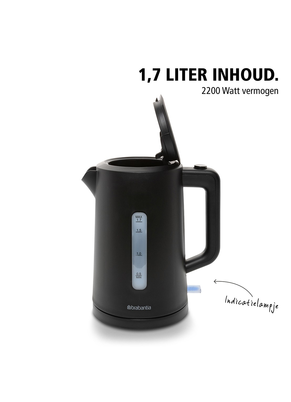 Brabantia Waterkoker BBEK1017 - detail 3 zwart