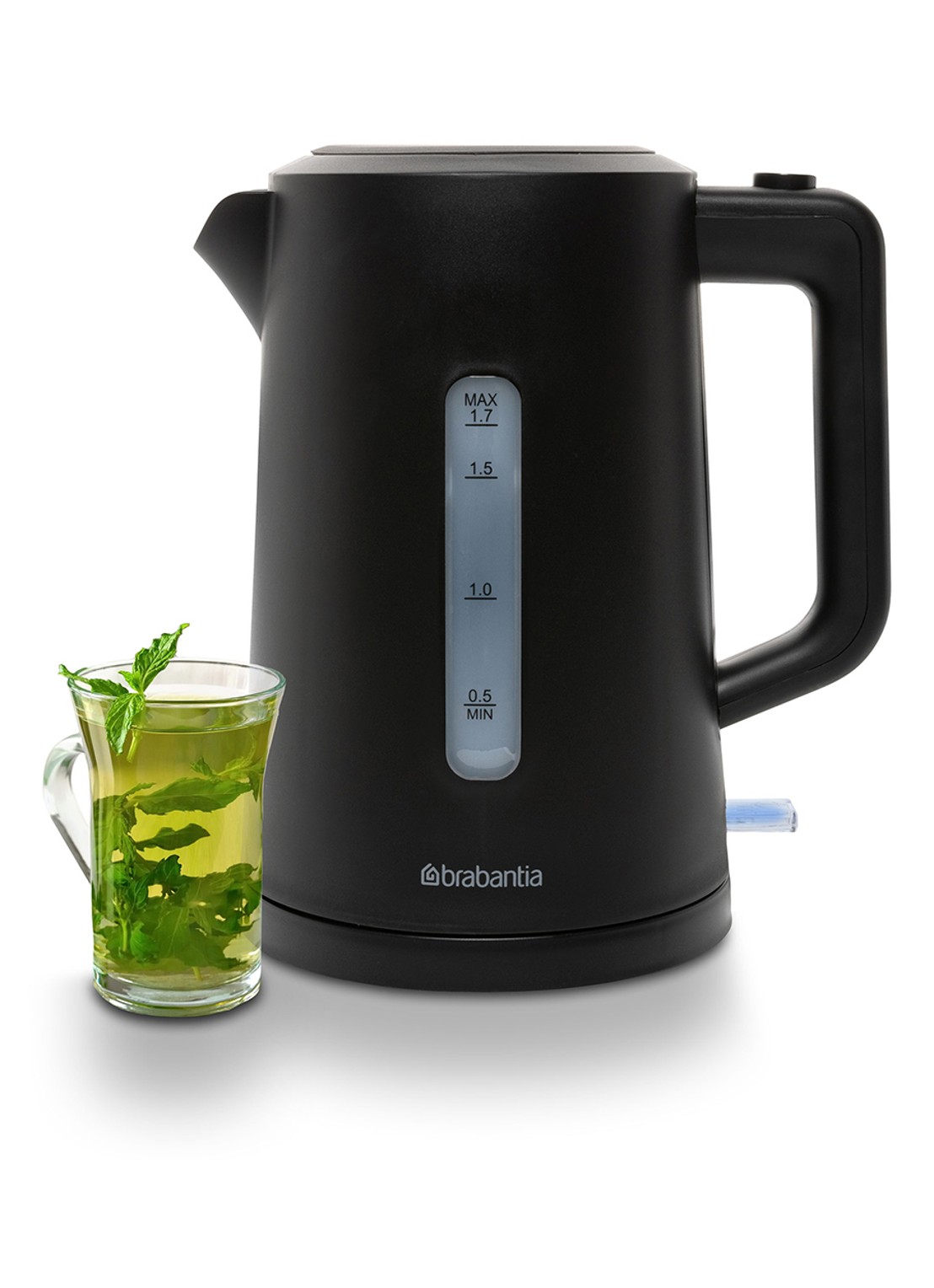Brabantia Waterkoker BBEK1017 - voorkant 8 zwart
