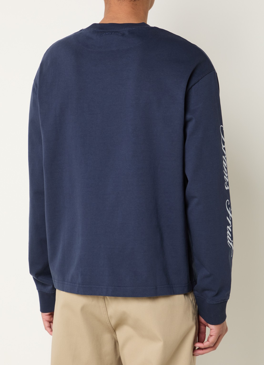 Bram's Fruit Longsleeve met print - achterkant 3 donkerblauw