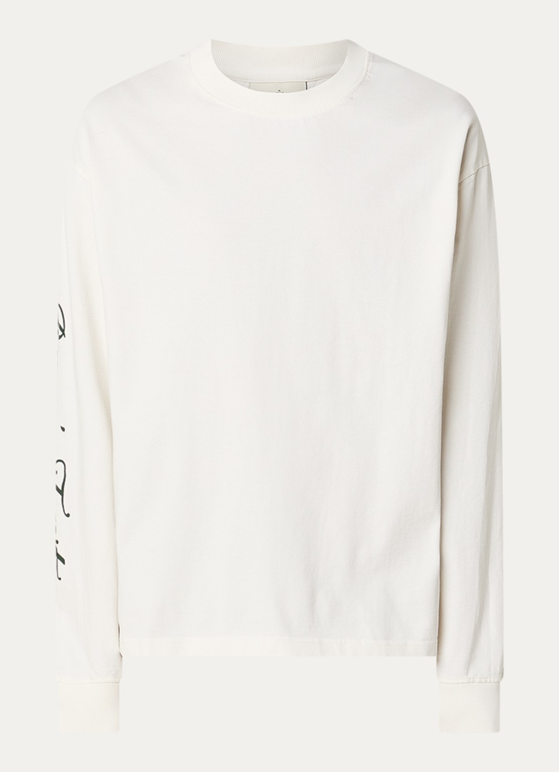 Bram's Fruit Longsleeve met print - voorkant 3 wit