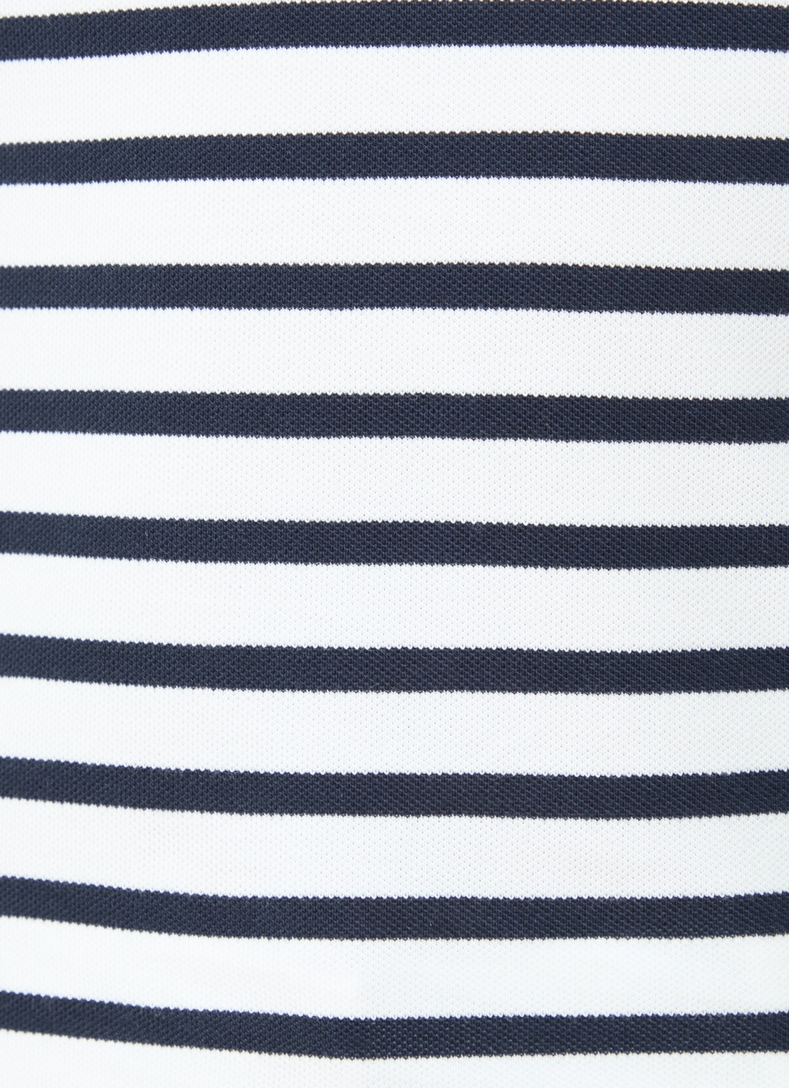BRAX Cleo polo met streepprint - detail 2 donkerblauw