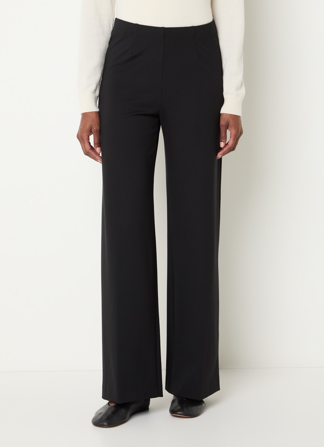 BRAX Lillyth high waist straight fit broek - detail zwart