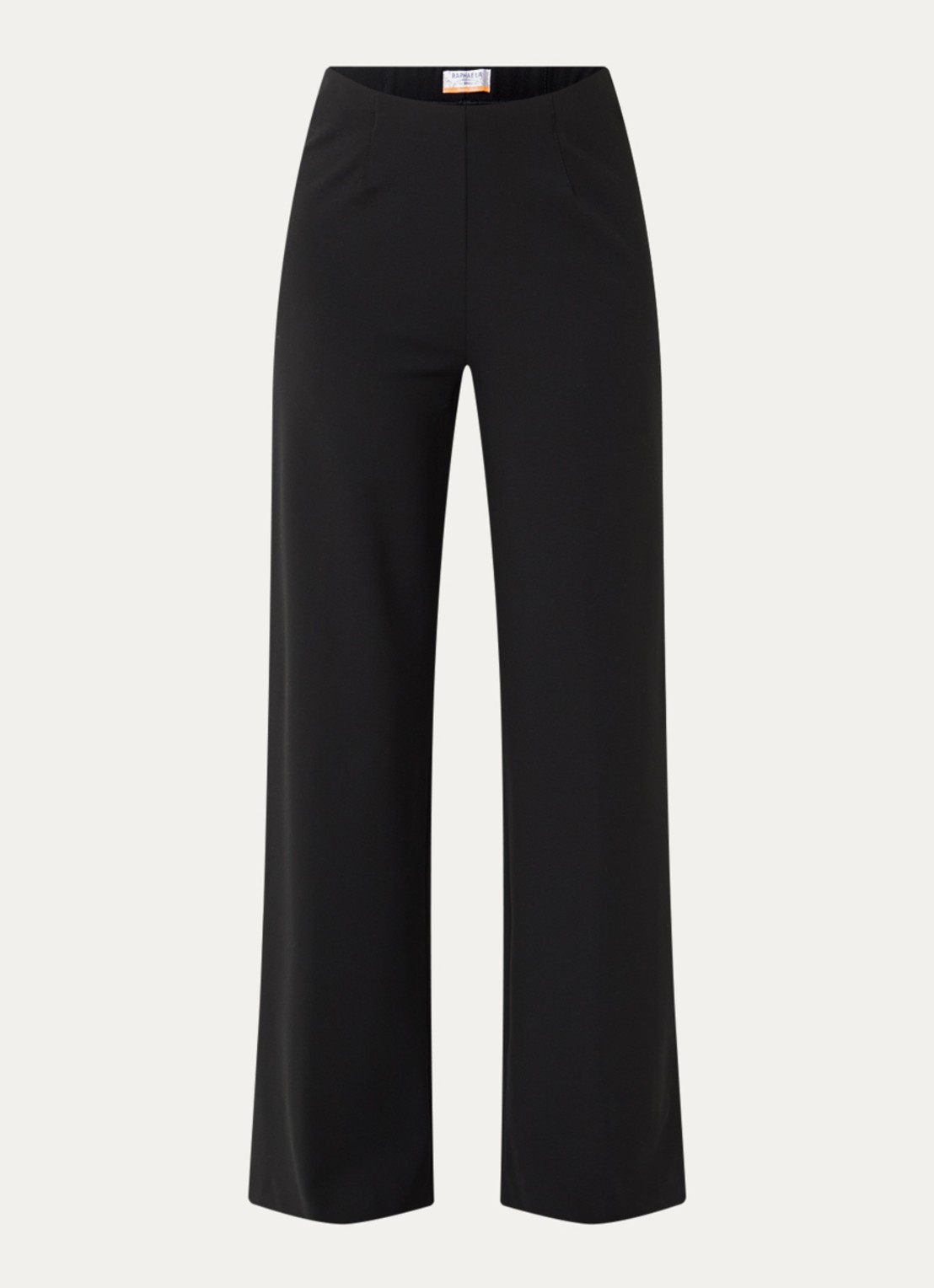 BRAX Lillyth high waist straight fit broek - voorkant 3 zwart