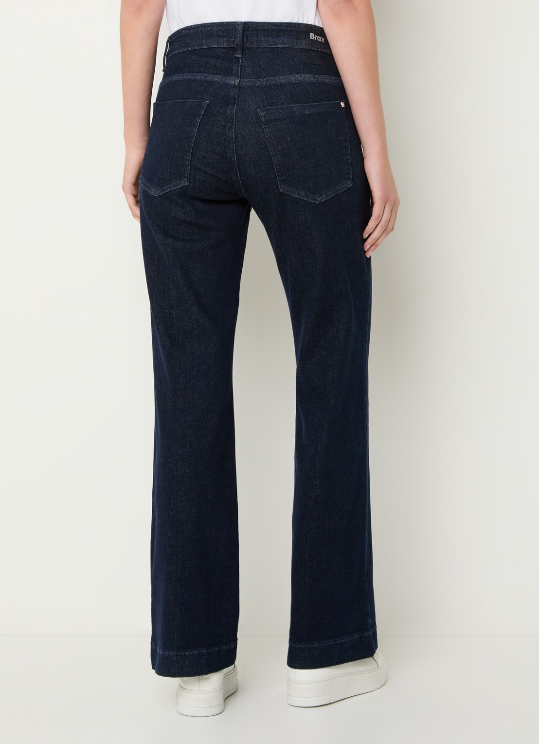 BRAX Maine high waist flared jeans met steekzakken - achterkant indigo