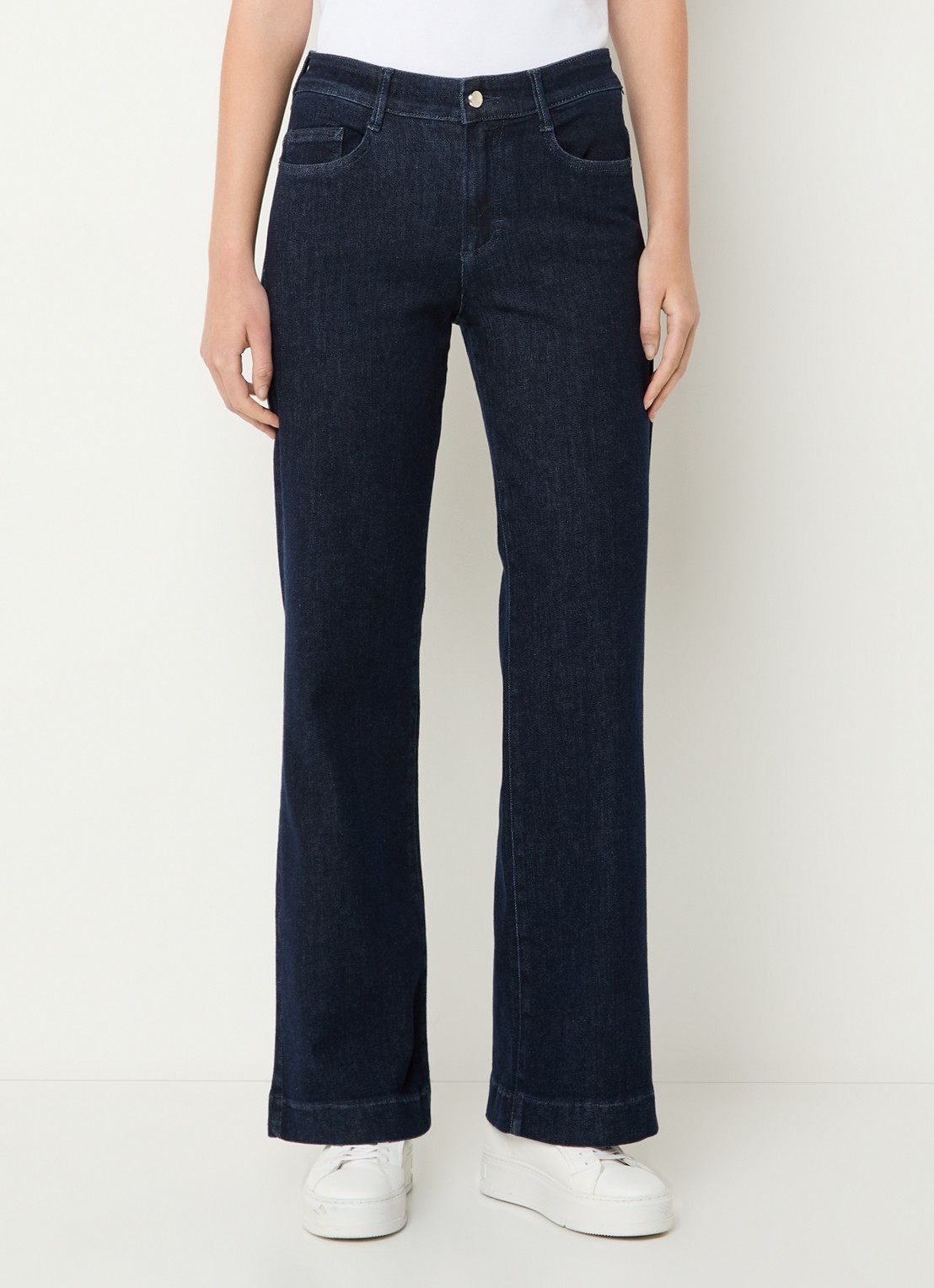 BRAX Maine high waist flared jeans met steekzakken - detail 4 indigo