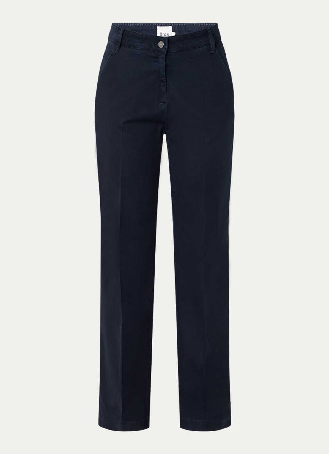BRAX Maine high waist loose fit pantalon  - voorkant 3 donkerblauw