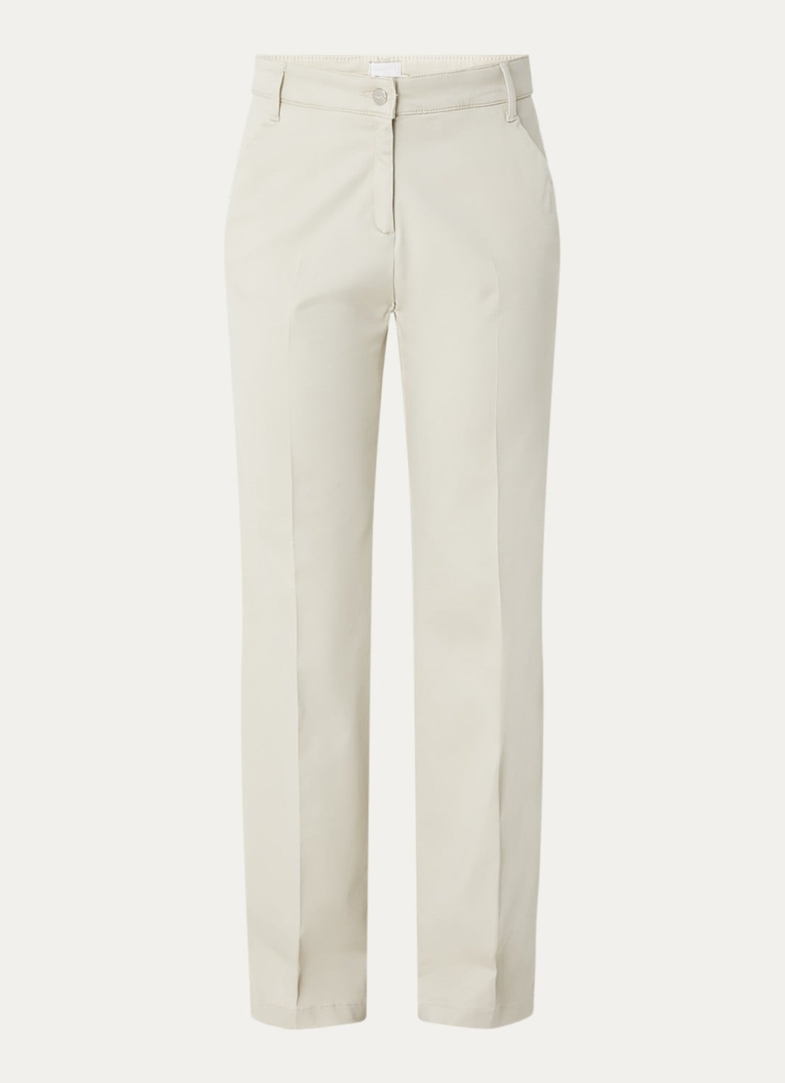 BRAX Maine high waist loose fit pantalon  - voorkant 3 beige