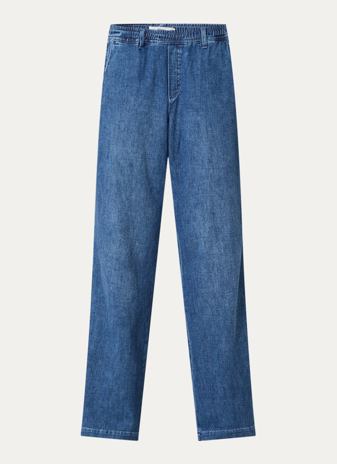 BRAX Maine mid waist loose fit jeans met elastische band - voorkant 2 indigo