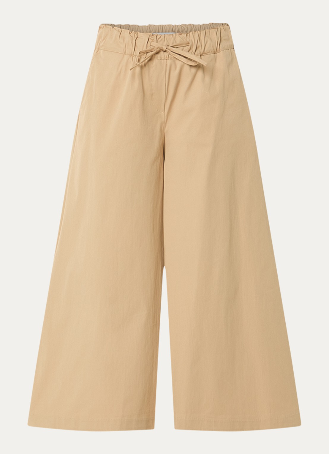BRAX Maja high waist wide fit broek met steekzakken - voorkant 3 camel