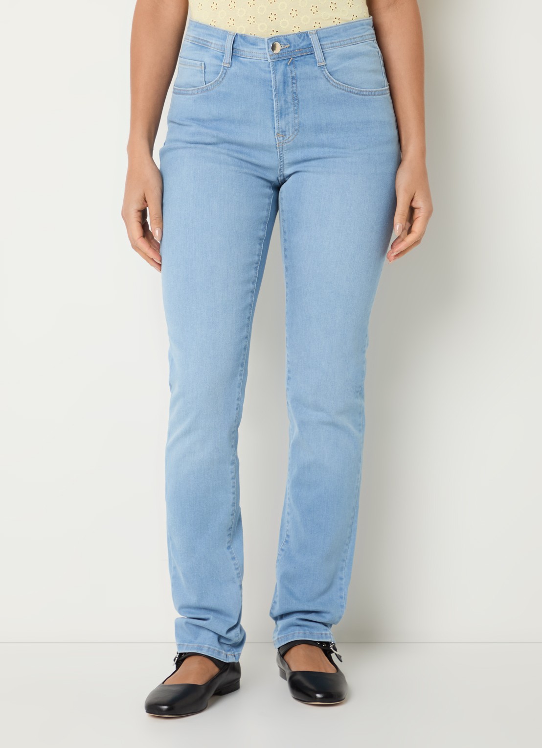 BRAX Mary high waist skinny fit jeans met steekzakken - detail 4 indigo