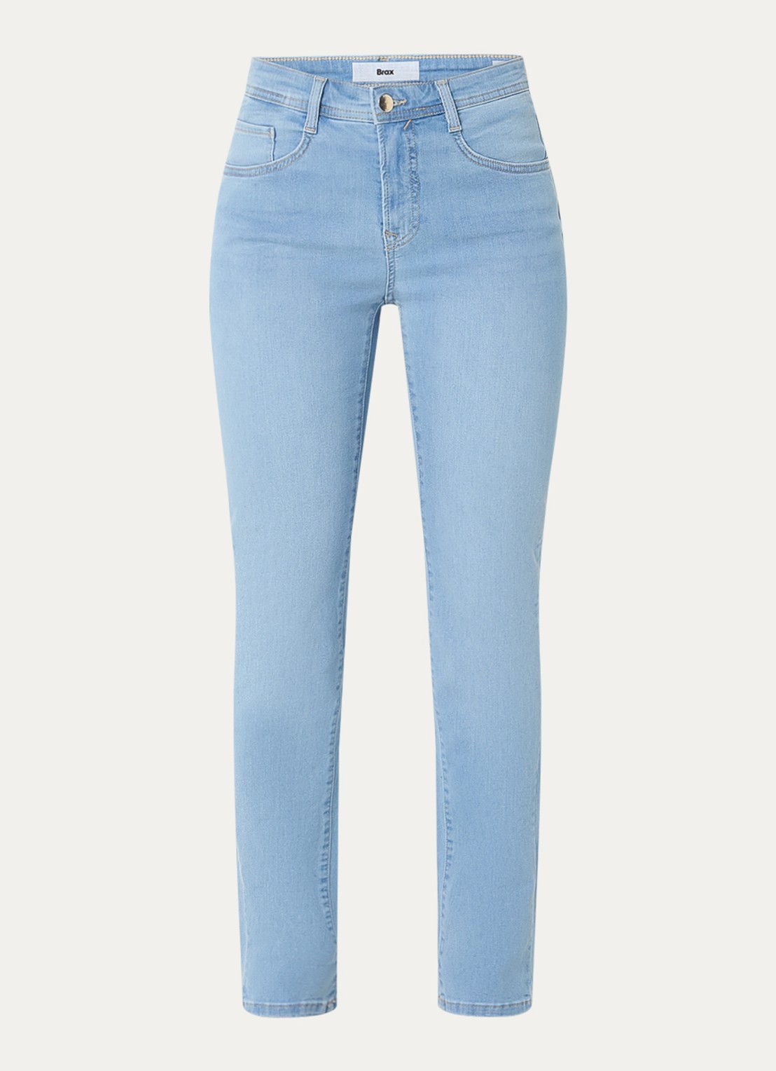 BRAX Mary high waist skinny fit jeans met steekzakken - voorkant 2 indigo