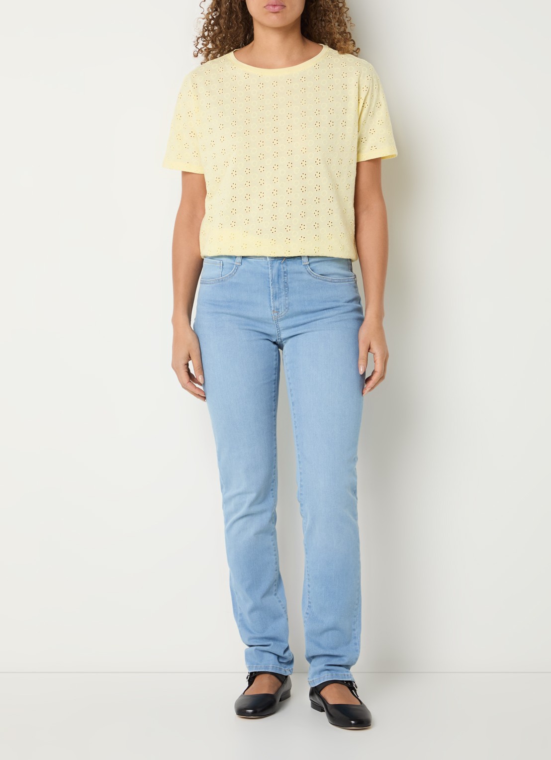 BRAX Mary high waist skinny fit jeans met steekzakken - voorkant 3 indigo