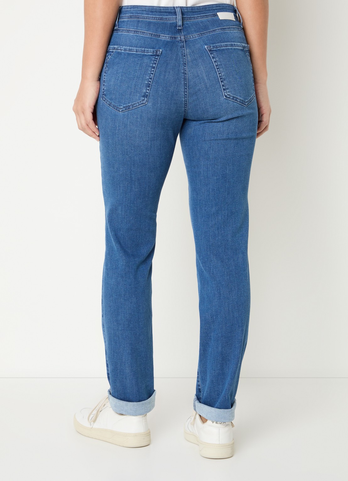 BRAX Mary high waist slim fit jeans met steekzakken - achterkant 3 indigo