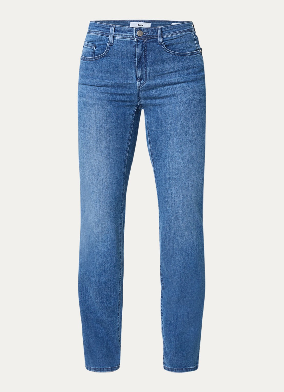 BRAX Mary high waist slim fit jeans met steekzakken - voorkant 4 indigo