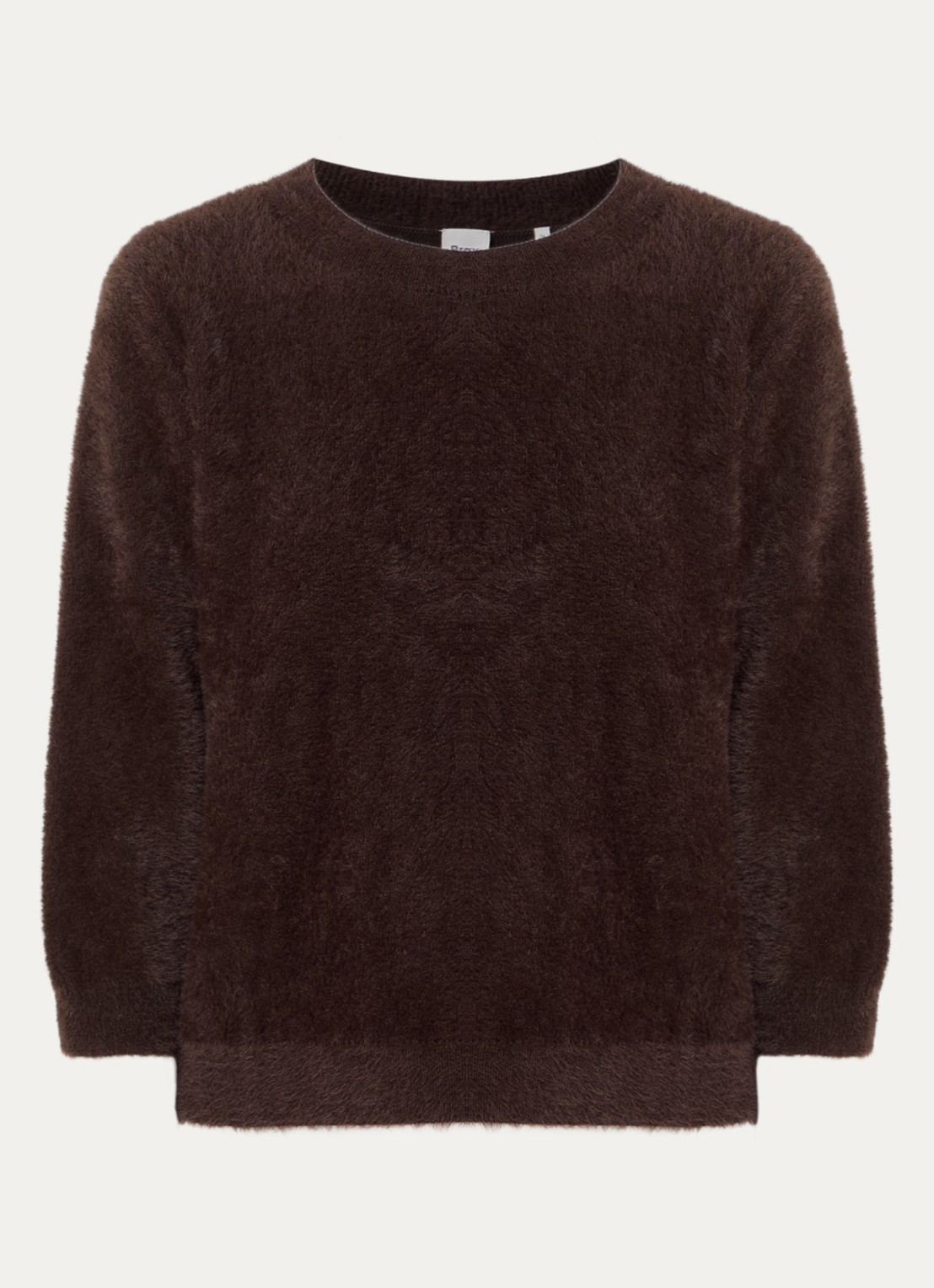 BRAX Noemi fijngebreide pullover - voorkant 2 bruin