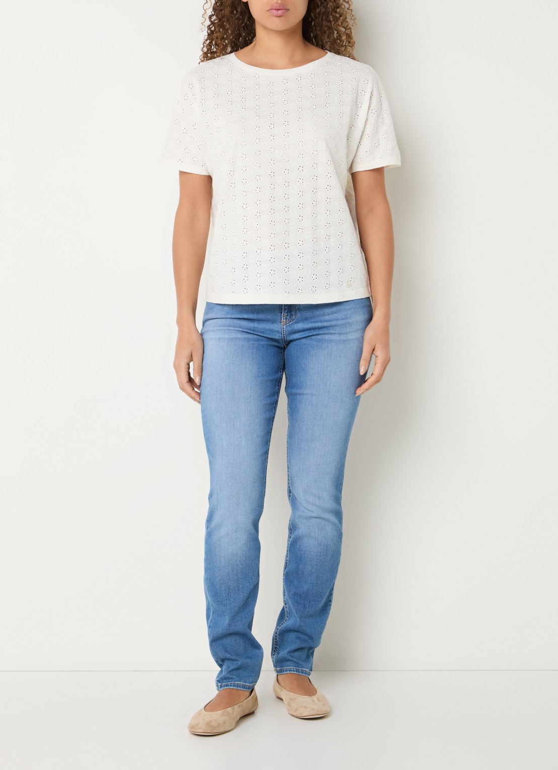 BRAX Shakira high waist skinny fit jeans met steekzakken - voorkant 5 indigo