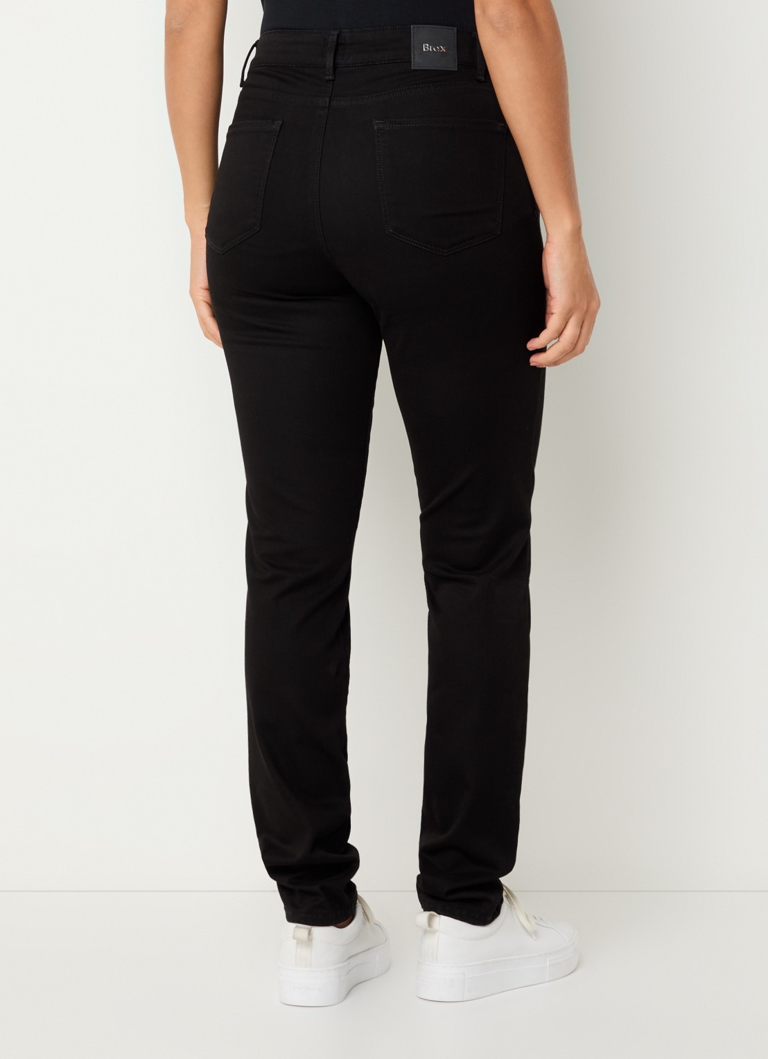 BRAX Shakira high waist slim fit pantalon  - achterkant zwart