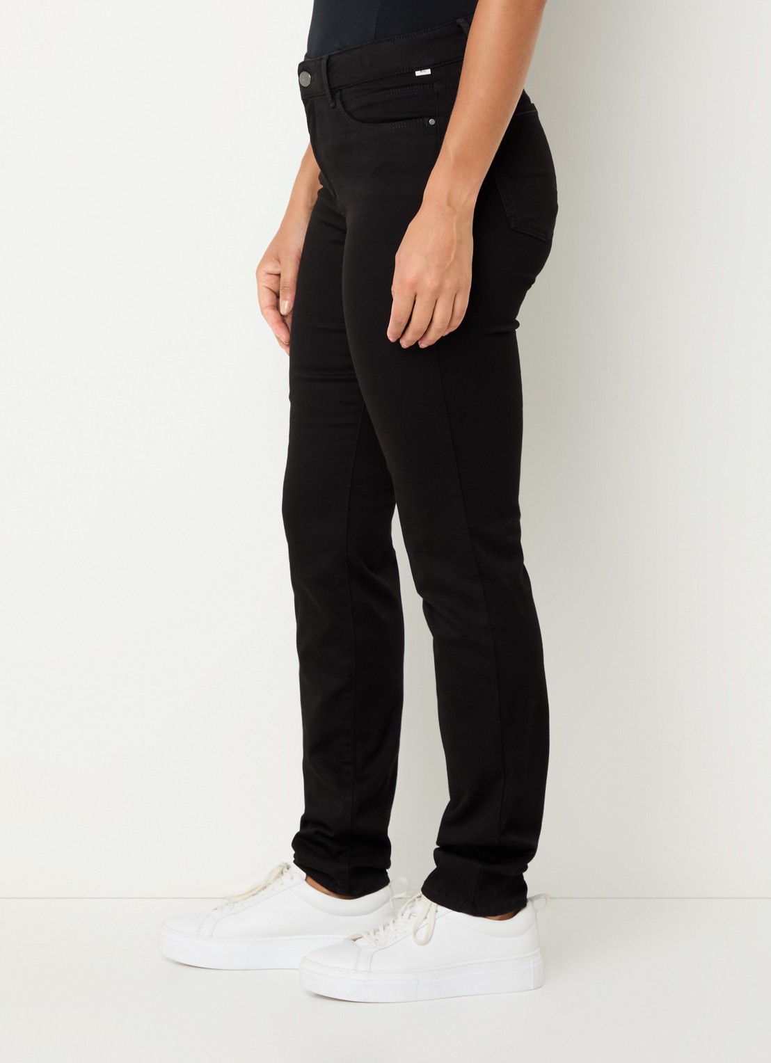 BRAX Shakira high waist slim fit pantalon  - detail 5 zwart