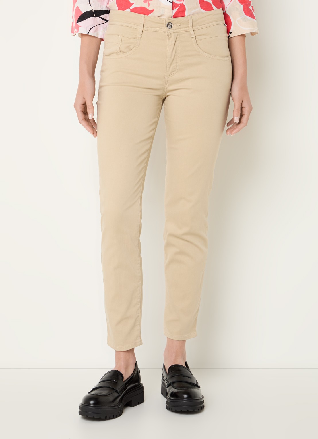 BRAX Shakira mid waist slim fit jeans  - detail 3 beige