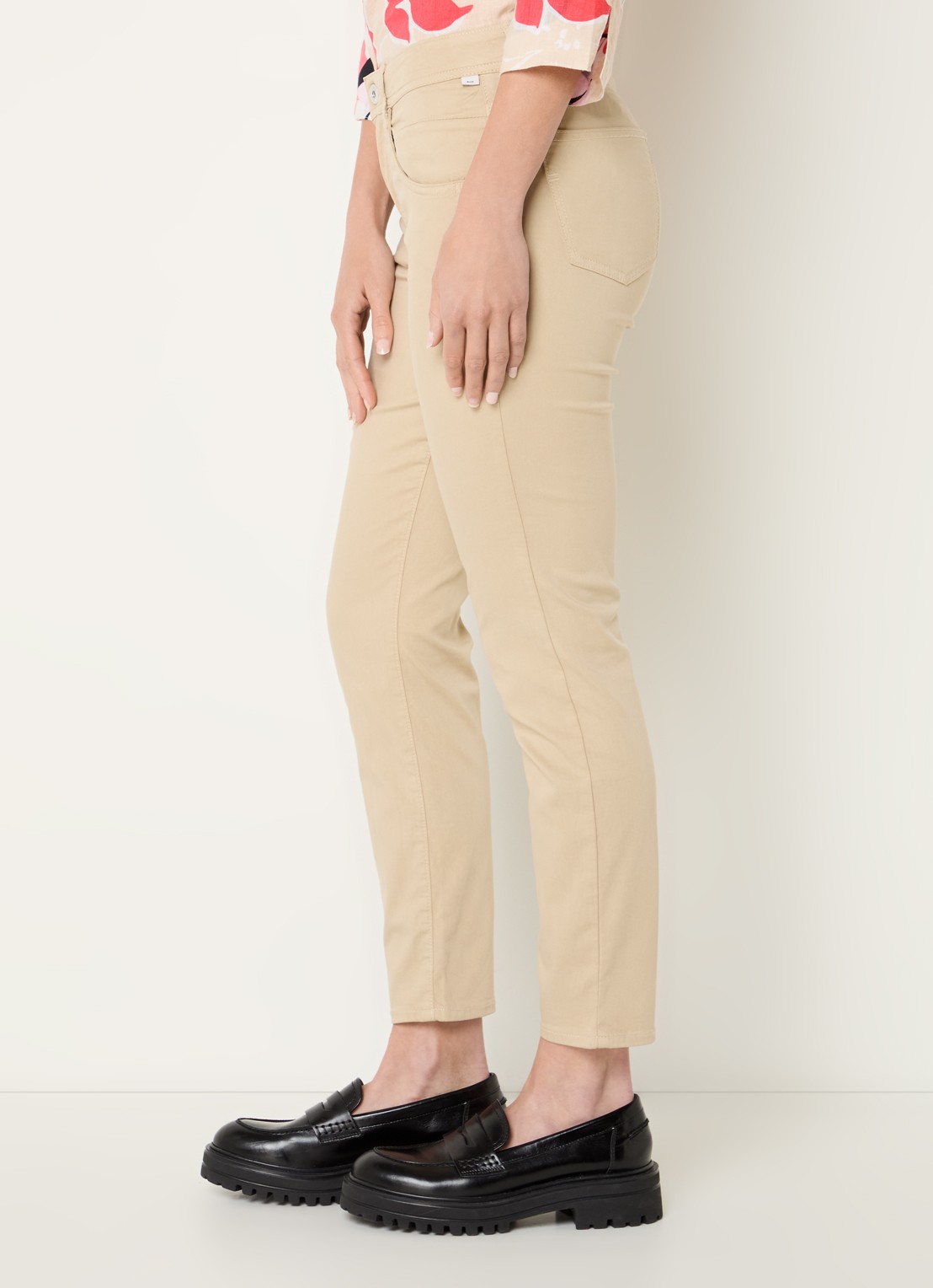BRAX Shakira mid waist slim fit jeans  - detail 4 beige