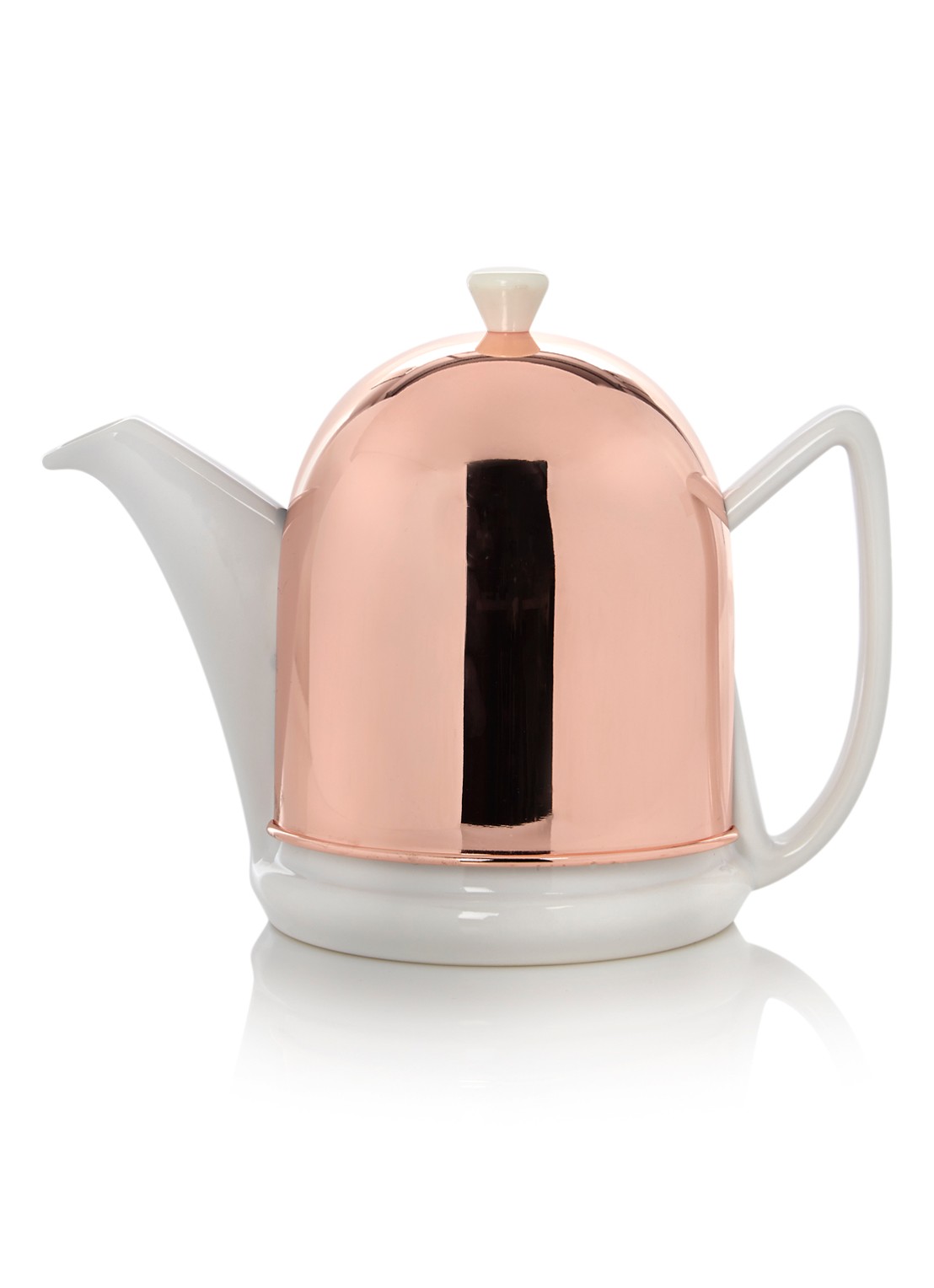 Bredemeijer Cosy Manto theepot met filter 1 liter - voorkant 3 koper