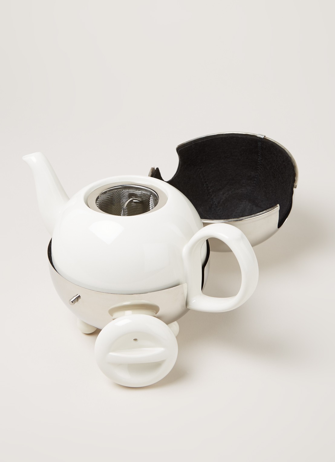 Bredemeijer Cosy theepot 1,3 liter - detail 3 wit