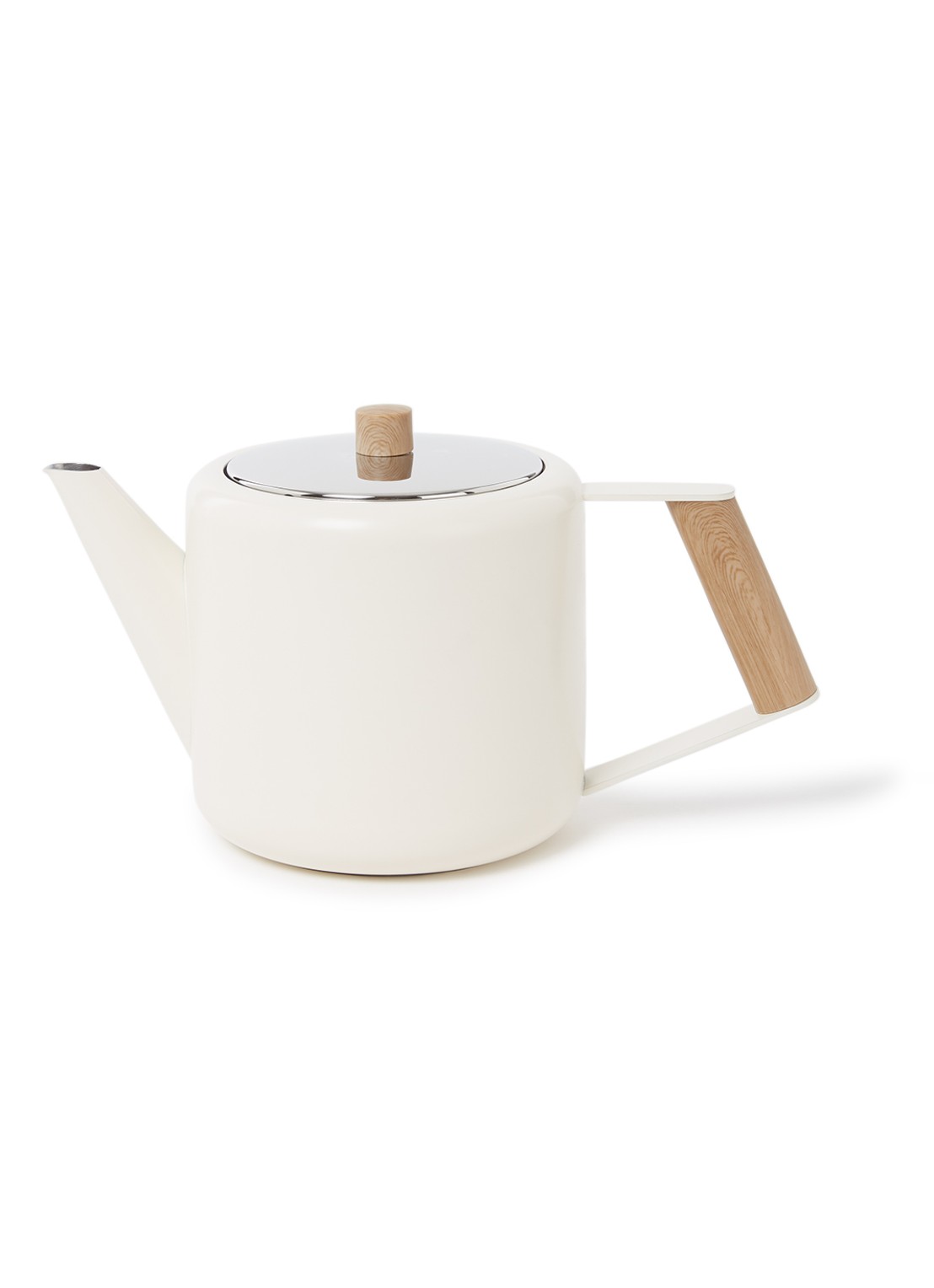 Bredemeijer Duet Design Boston theepot 1,1 liter  - voorkant gebroken wit