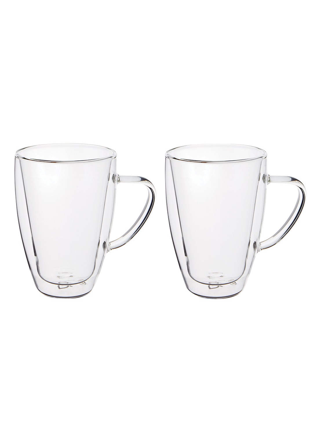 Bredemeijer Duo dubbelwandig koffie -en theeglas set van 2 - voorkant transparant