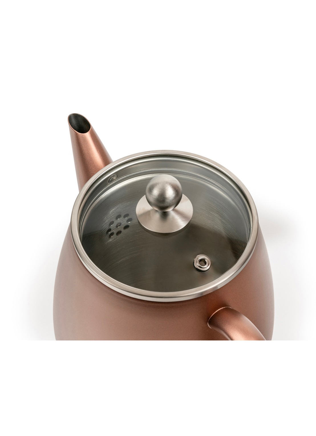 Bredemeijer Eva theepot 1,1 liter - achterkant 4 bruin