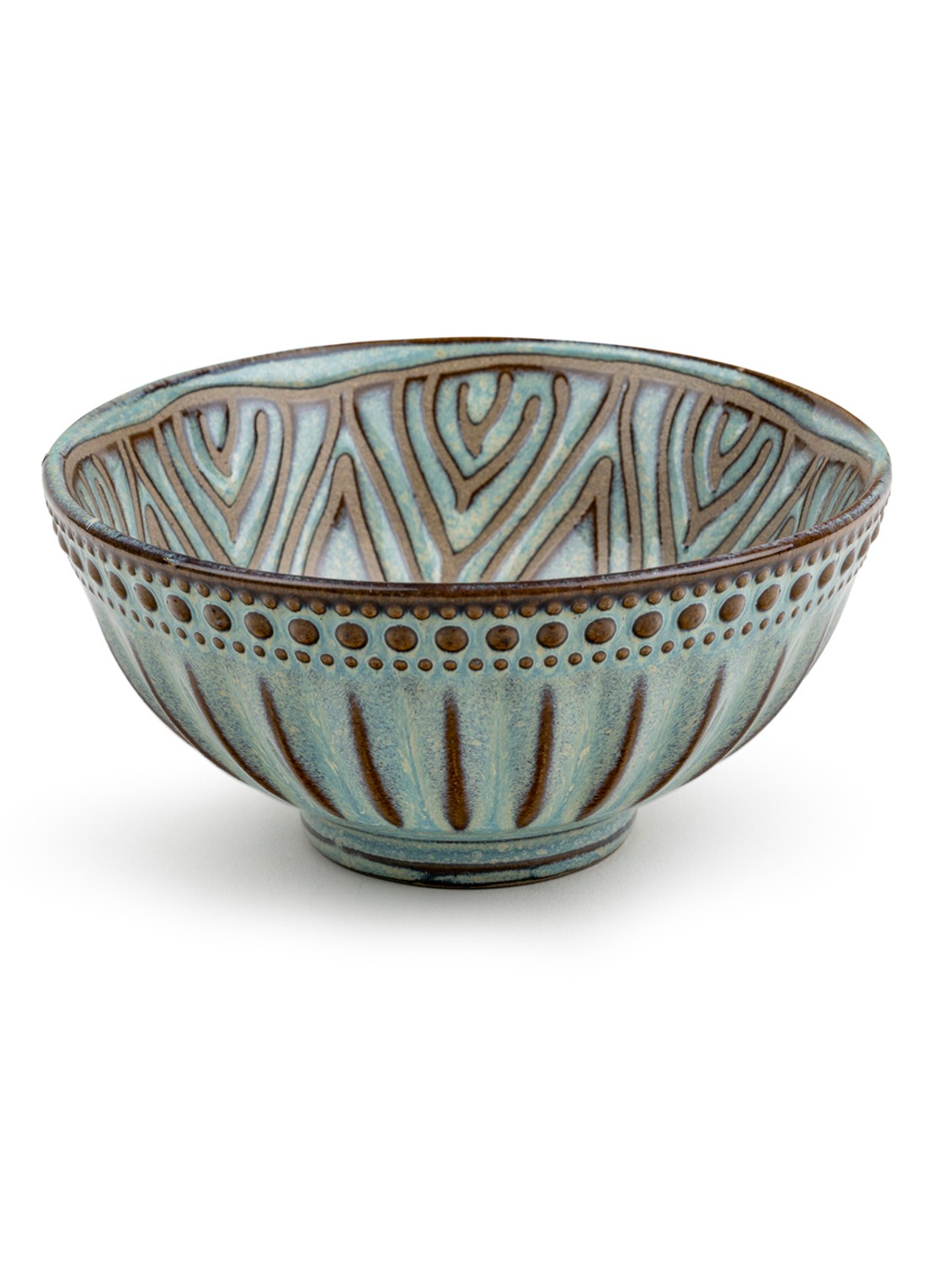 Bredemeijer Jara schaal 12 cm set van 5 - achterkant 6 blauw