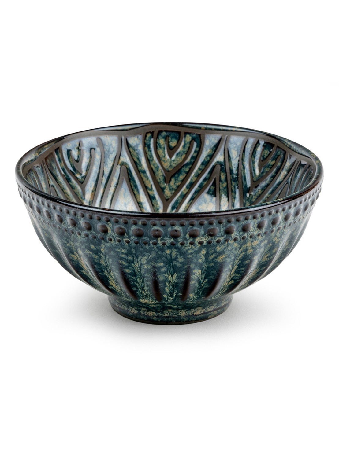 Bredemeijer Jara schaal 12 cm set van 5 - detail 2 blauw