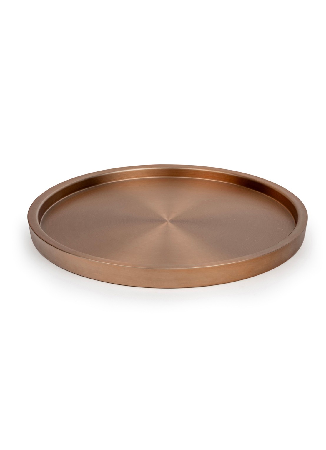 Bredemeijer Lara dienblad Ø38 cm - voorkant brons