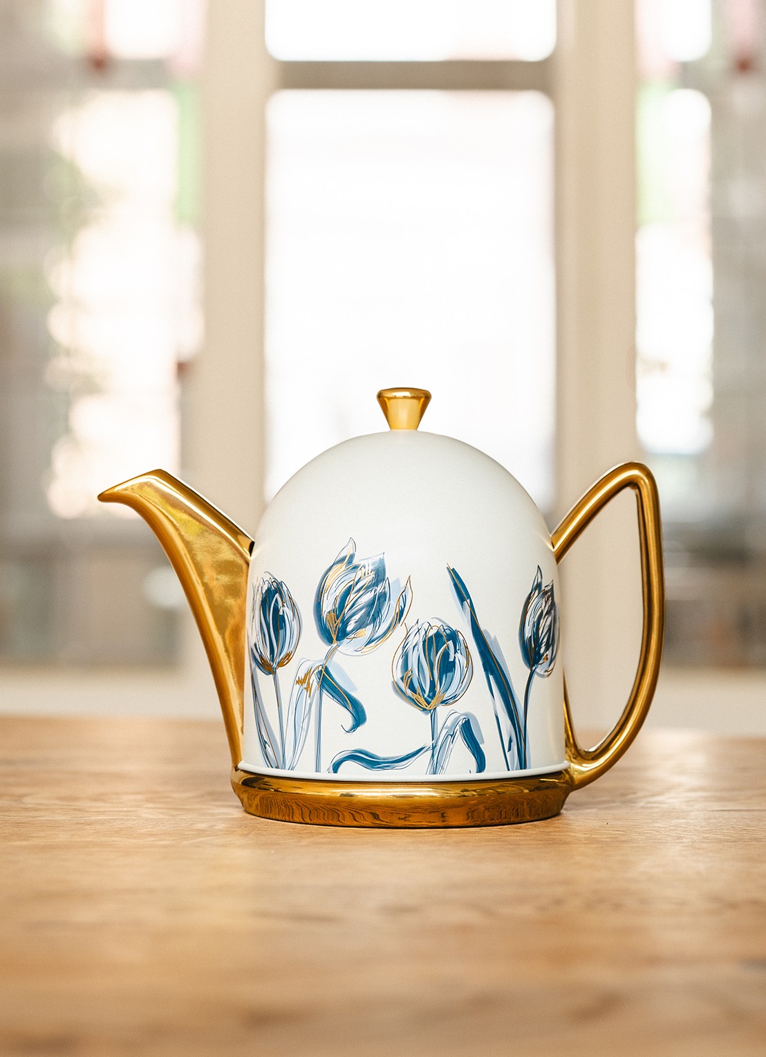 Bredemeijer Manto theepot met theemuts 1,1 liter - detail 5 goud