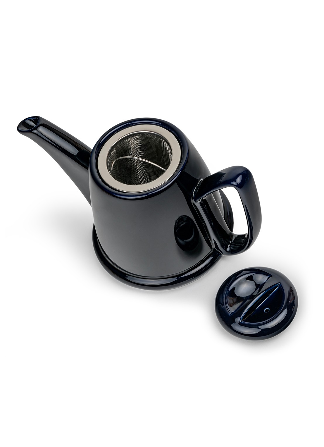 Bredemeijer Manto theepot met theemuts 1,1 liter - detail 2 zwart
