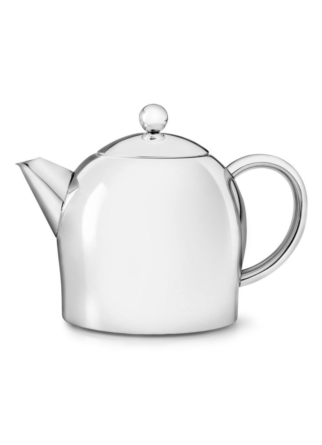 Bredemeijer Minuet Santhee theepot 0,5 liter - voorkant 2 zilver