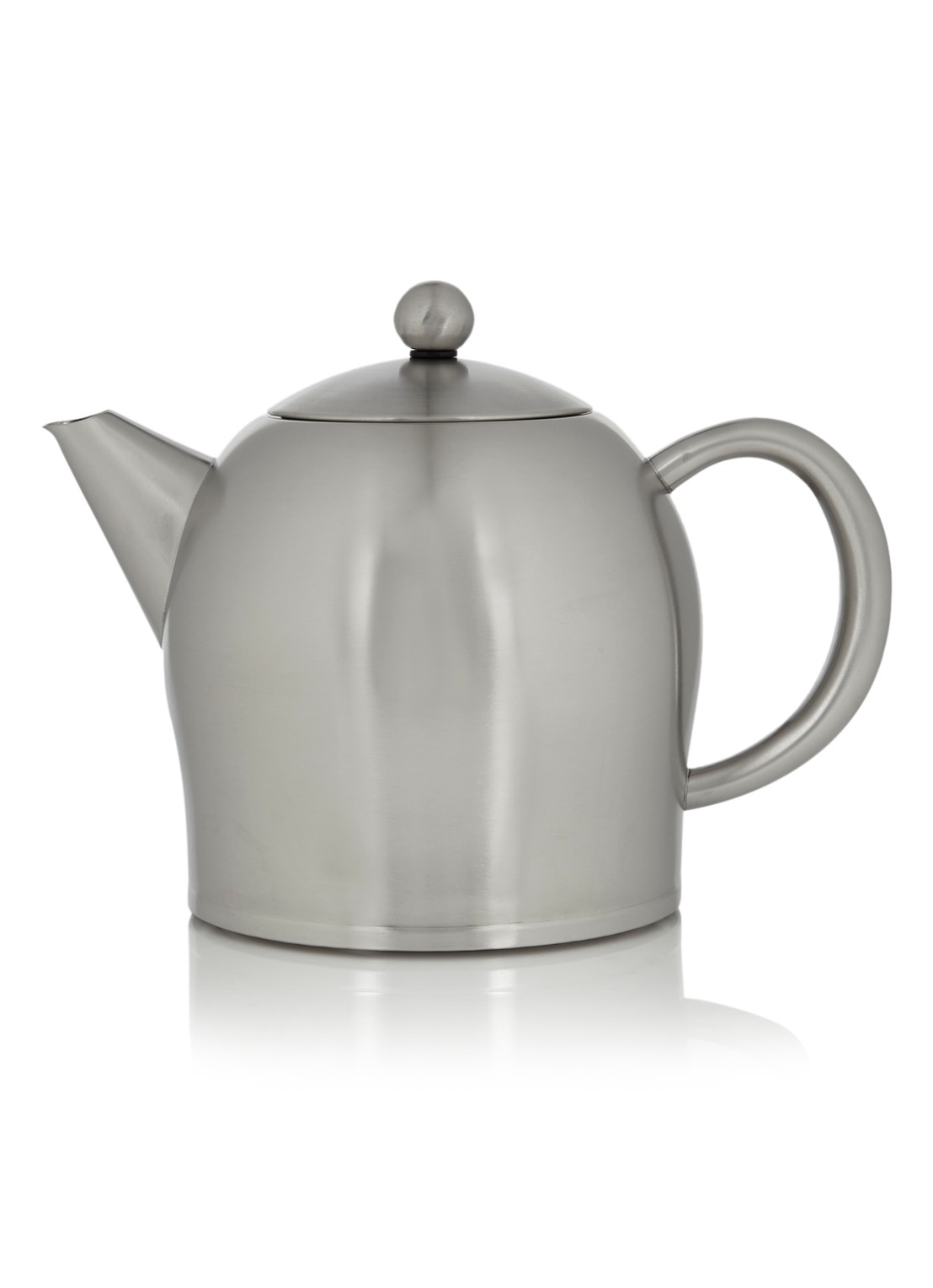 Bredemeijer Minuet Santhee theepot 1 liter - voorkant zilver