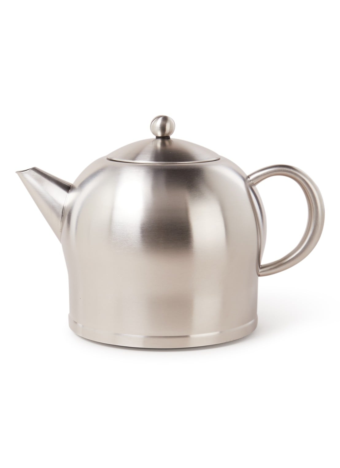 Bredemeijer Minuet Santhee theepot 2 liter - voorkant zilver